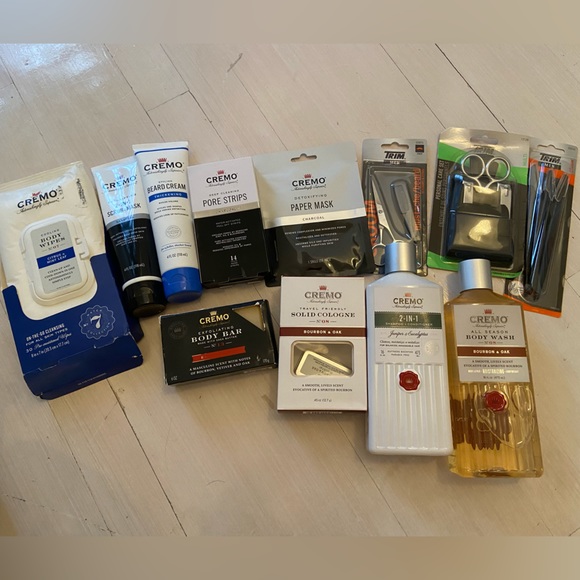 COACH Men’s Travel Kit Toiletry Bag Signature Canvas CREMO Beard Care Set - Picture 4 of 4